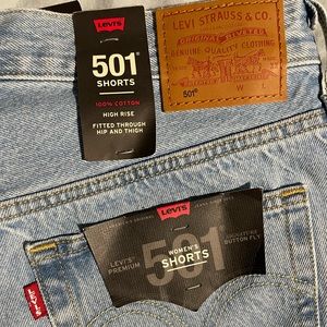 Levi’s 501 high rise shorts